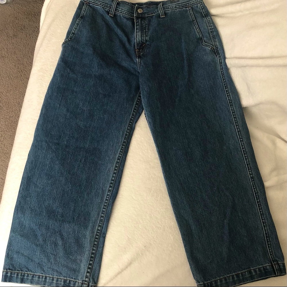 Levi’s Red Tab High Waist Wide Leg Ankle Jeans 10